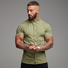Load image into Gallery viewer, Father Sons Super Slim Khaki Jersey Short Sleeve - FSH014