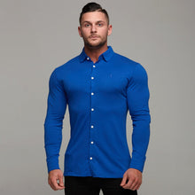 Load image into Gallery viewer, Father Sons Super Slim Royal Blue Jersey - FSH02