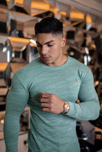 Load image into Gallery viewer, Father Sons Classic Green Super Slim Jumper - FSH233