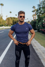 Load image into Gallery viewer, Father Sons Navy Slub Crew - FSH267