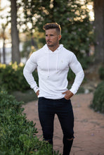 Load image into Gallery viewer, Father Sons Classic White / Gold Ribbed Knit Hoodie Jumper - FSH500 (PRE ORDER / DISPATCH DATE 17TH AUGUST)