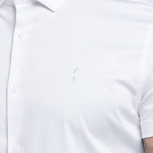 Load image into Gallery viewer, Father Sons Slim Sateen Classic White with White Embroidery - FS395 (PRE ORDER / DISPATCH DATE 5TH AUGUST)