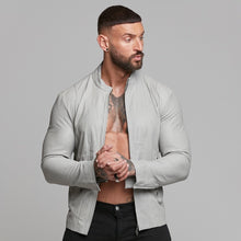 Load image into Gallery viewer, Father Sons Grey Lambs Leather Jacket - FSH314