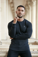Load image into Gallery viewer, Father Sons Classic Black Super Slim Jumper - FSH409