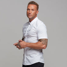 Load image into Gallery viewer, Father Sons Super Slim Stretch Classic White Short Sleeve - FS126 (PRE ORDER / DISPATCH DATE 17TH JULY)