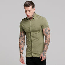 Load image into Gallery viewer, Father Sons Super Slim Khaki Jersey Short Sleeve - FSH014