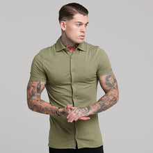 Load image into Gallery viewer, Father Sons Super Slim Khaki Jersey Short Sleeve - FSH014