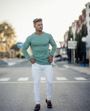 Load image into Gallery viewer, Father Sons Classic Green Super Slim Jumper - FSH233