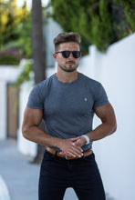 Load image into Gallery viewer, Father Sons Classic Dark Grey Crew with Silver Metal Emblem Decal FSH453