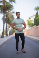 Load image into Gallery viewer, Father Sons Classic Sage Green Crew with Gold Metal Emblem Decal FSH503 (PRE ORDER / DISPATCH DATE 17TH AUGUST)