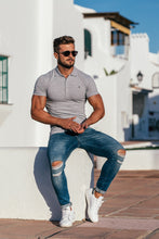 Load image into Gallery viewer, Father Sons Classic Grey Polo Shirt - FSH048