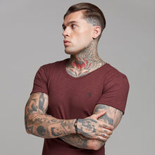 Load image into Gallery viewer, Father Sons Burgundy Slub Crew - FSH056