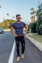 Load image into Gallery viewer, Father Sons Navy Slub Crew - FSH267