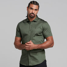 Load image into Gallery viewer, Father Sons Classic Khaki Luxe Egyptian Cotton Short Sleeve - FS376