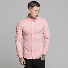 Load image into Gallery viewer, Father Sons Super Slim Ultra Stretch Pink Long Sleeve - FS476