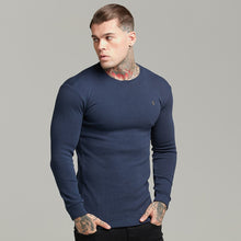 Load image into Gallery viewer, Father Sons Classic Navy Super Slim Jumper - FSH410