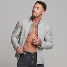 Load image into Gallery viewer, Father Sons Grey Lambs Leather Jacket - FSH314