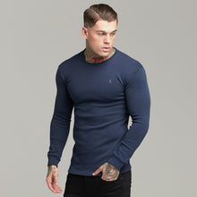 Load image into Gallery viewer, Father Sons Classic Navy Super Slim Jumper - FSH410