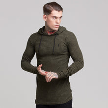 Load image into Gallery viewer, Father Sons Classic Khaki Ribbed Knit Hoodie Jumper - FSH221