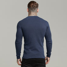 Load image into Gallery viewer, Father Sons Classic Navy Super Slim Jumper - FSH410