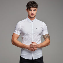 Load image into Gallery viewer, Father Sons Super Slim Stretch Classic White Short Sleeve - FS126  (PRE ORDER / DISPATCH DATE 17TH JULY)
