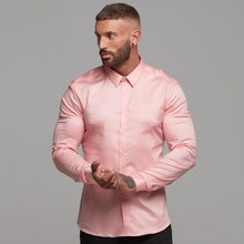 Load image into Gallery viewer, Father Sons Super Slim Luxe Ultra Stretch Pink Long Sleeve -  FS389
