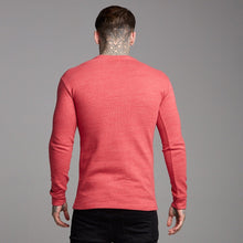 Load image into Gallery viewer, Father Sons Classic Red Marl Super Slim Jumper - FSH231
