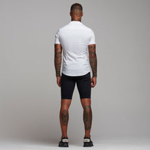 Load image into Gallery viewer, Father Sons Super Slim Stretch Revere Classic White Short Sleeve - FS403
