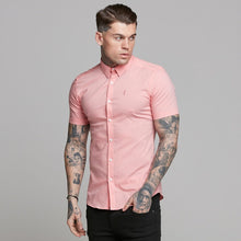 Load image into Gallery viewer, Father Sons Super Slim Ultra Stretch Pink Short Sleeve - FS519
